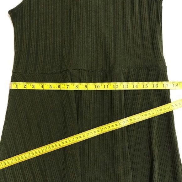 NWT Susan Betro Ribbed Knit Green Dress Size XL - Picture 6 of 11